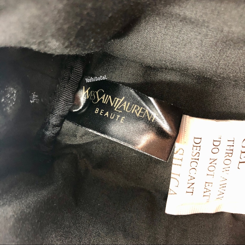 🆕 YSL Beauty Cosmetic Pouch to Crossbody Bag Purse, Black / Gold, New Handbag - Picture 8 of 11